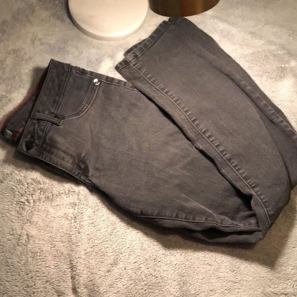 17/21 Jeans /light wash black /10/stretch/3 pockets/straight leg - Picture 10 of 12
